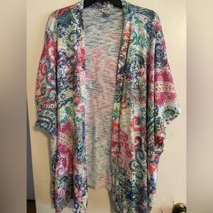Avenue Women's  Floral/ Jacket Kimono Size 22/24 2X